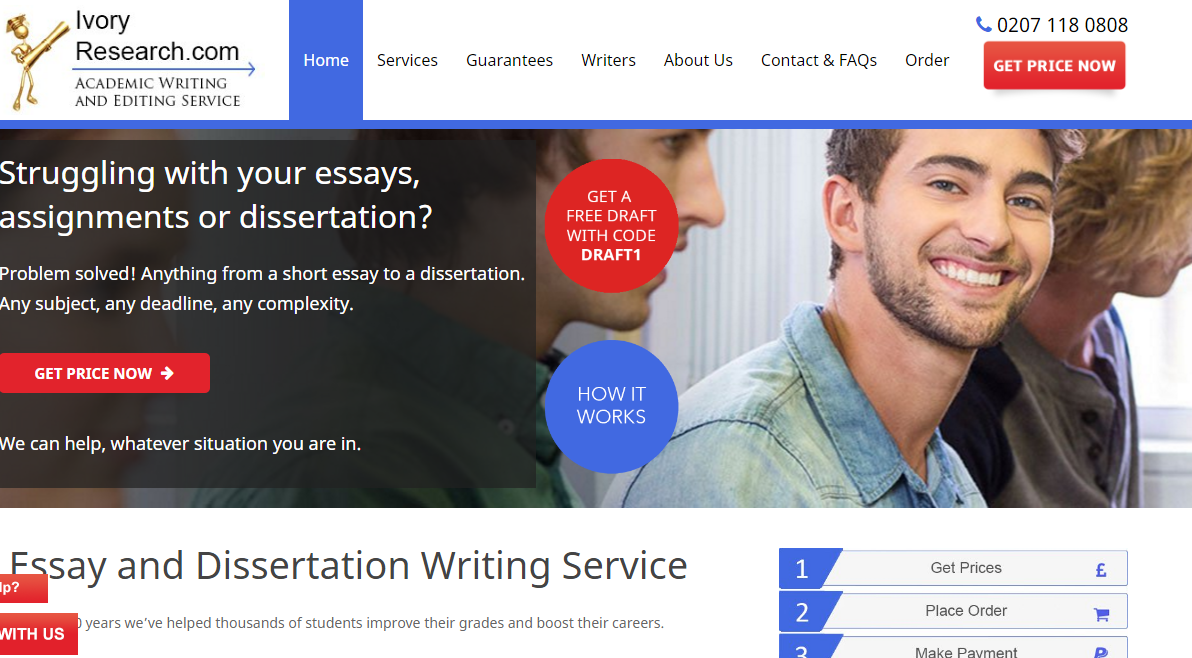 IvoryResearch.com: Essay and Dissertation Service